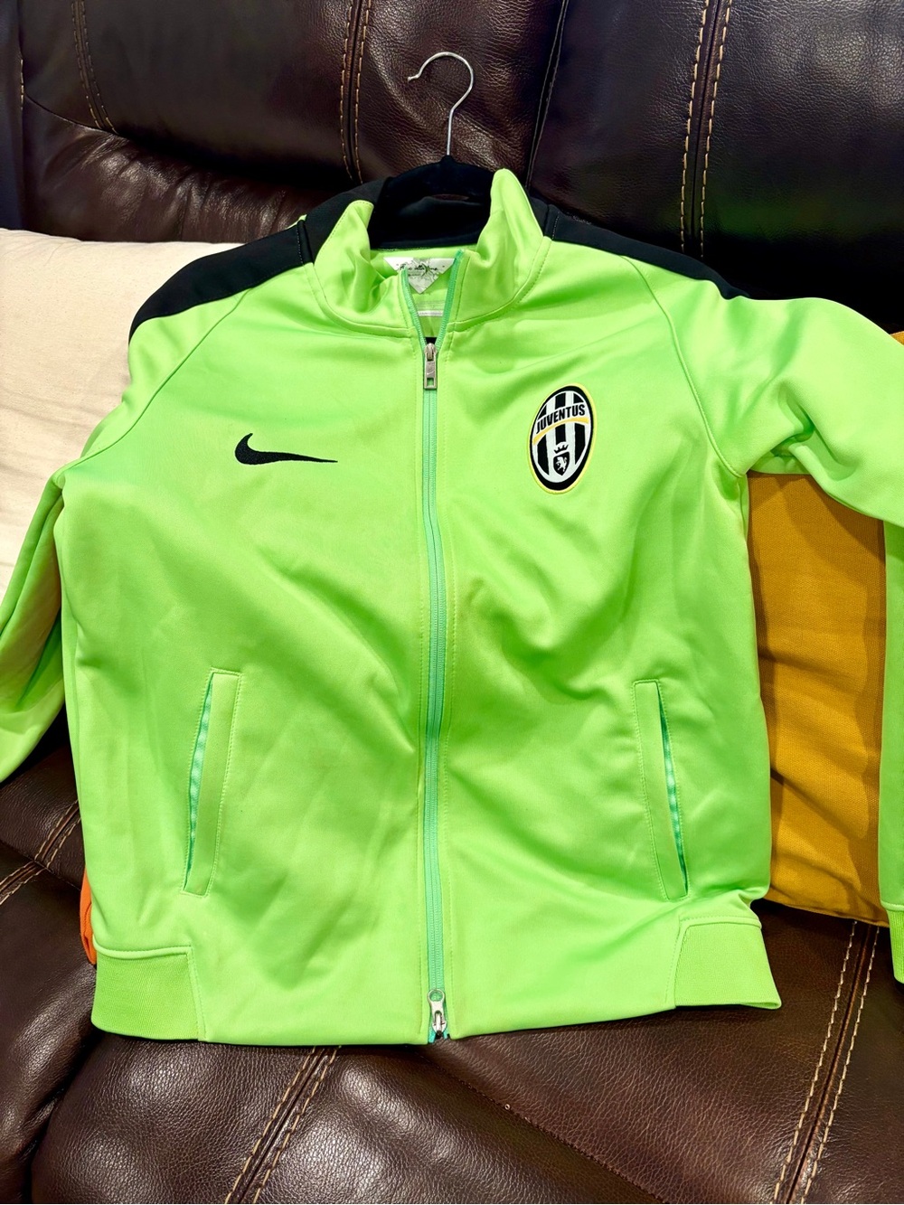 Juventus Neon Green Full-Zip Training Jacket by Nike